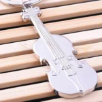 Violin Metal Keychain Pendant - Image 3