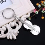 Violin Metal Keychain Pendant - Image 4