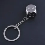 Dice Metal Keychain Pendant - Image 2