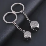 Dice Metal Keychain Pendant - Image 3