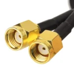 2.4G/5G Dual-Band Antenna with 2 RP-SMA Male Connector Wireless WIFI Router Network Card High Gain Extension Antenna - Image 4