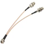 F-Splitter Coaxial RF Cable F Male To Dual Female Splitter - Image 2