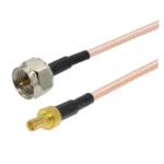 F Male To CRC9 Male Coaxial RF Cable RG316 Jumper Cable