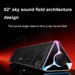 Havit M15 RGB Lighting Effect Dual Speaker Stereo Desktop Computer Wired Speaker - Image 6