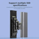 Blueendless 2818SN M.2 Nvme / Sata Dual-protocol Mobile Hard Disk Box - Image 6