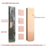 Pure Copper SSD Heat Sink for Game Consoles / Laptops / Mini Hosts - Image 5