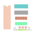 M.2 2280 NVME SSD Pure Copper Heatsink Radiator For Laptops / PCs