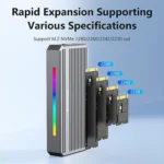 Blueendless M.2 Nvme SSD Box 40Gbps Hard Drive Reader - Image 6