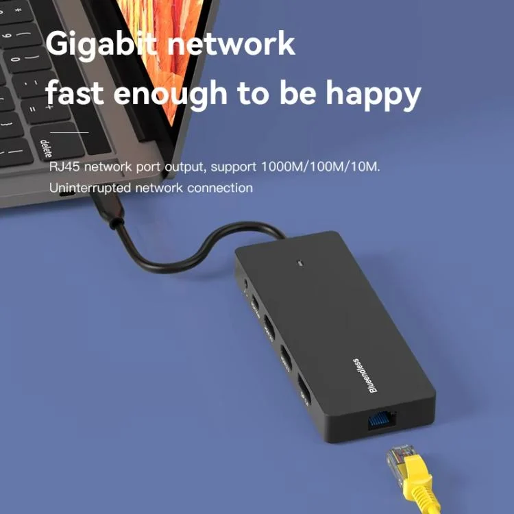 TBD06058326_B5.webp Blueendless Type-C Gigabit Ethernet Port Multi-Screen Different Display HUB - Image 6