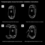 For Logitech GPW Glass Mouse Feet Stickers Anti-Slip Mouse Glide Skates - Image 8