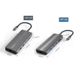 Blueendless Multifunctional Type-C HD Gigabit Network Docking Station - Image 2