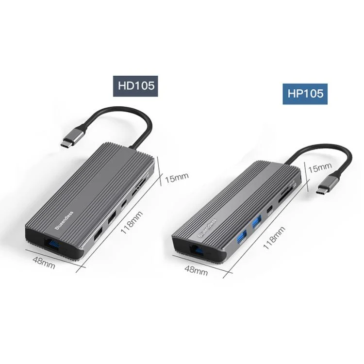 TBD06058340_B1.webp Blueendless Multifunctional Type-C HD Gigabit Network Docking Station - Image 2