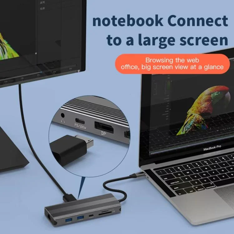 TBD06058340_B5.webp Blueendless Multifunctional Type-C HD Gigabit Network Docking Station - Image 6