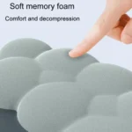 3pcs / Set Cloudy Gradient Memory Foam Silicone Wrist And Keyboard Mouse Pad - Image 4