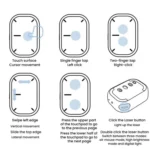 Cheerdots 2 Smart Magnetic Split Air Mouse Wireless Charging Bluetooth Dual Mode Mouse - Image 11