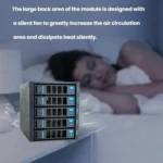 5-Bay Hot Swap Hard Drive Cage 3.5"/2.5" HDD/SSD Compatible For 3x5.25" Optical Drive Position - Image 7