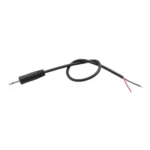 Mono Cable 2Pin AUX Single Head Cable Speaker Audio Power Cord Audio Cord, Length: 25cm