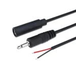 Mono Cable 2Pin AUX Single Head Cable Speaker Audio Power Cord Audio Cord, Length: 25cm - Image 2