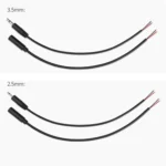 Mono Cable 2Pin AUX Single Head Cable Speaker Audio Power Cord Audio Cord, Length: 25cm - Image 7