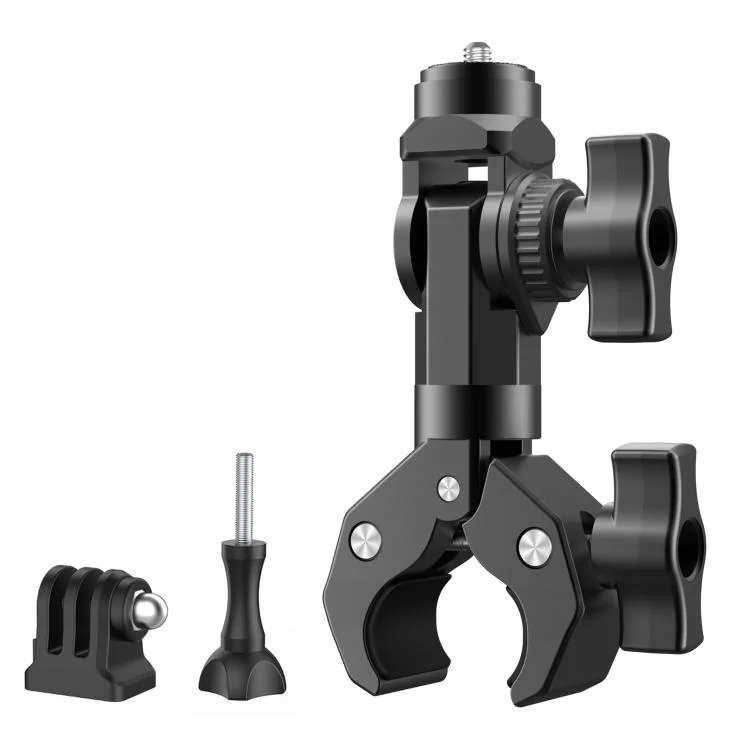 Camera Clip Motorcycle Bicycle Handlebar Crab Clamp For Sports Camera