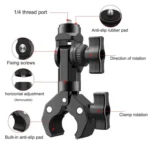 Camera Clip Motorcycle Bicycle Handlebar Crab Clamp For Sports Camera - Image 3