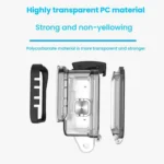 TELESIN For GoPro HERO8 Black 50m Waterproof Protective Case Diving Case Sports Camera Accessories - Image 4