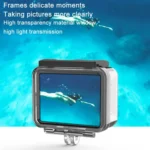 TELESIN For GoPro HERO8 Black 50m Waterproof Protective Case Diving Case Sports Camera Accessories - Image 7