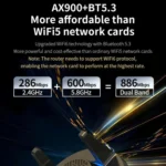 COMFAST CF-947AX  2.4G & 5.8G 900Mbps WiFi6 Bluetooth Network Card - Image 3