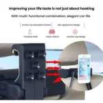 Car Hook Car Seatback Hanging Hook Auto Clothes Bag Hanger - Image 3