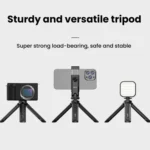 HEPAIL TD01 Desktop Handheld Tripod Photography Mini Camera Telescopic Small Three Legs - Image 2