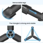 HEPAIL TD01 Desktop Handheld Tripod Photography Mini Camera Telescopic Small Three Legs - Image 5