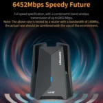 COMFAST CF-987BE Tri-band 6500Mbps WiFi7 USB 3.0 Wireless Network Adapter - Image 3