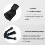 TELESIN Sports Camera Motorcycle Helmet Chin Mount Bracket For GoPro HERO Series / DJI Osmo Action / Insta360 - Image 9