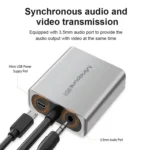 VGA To HDMI Converter For Computer Monitor Cable Adapter With Audio Power Supply - Image 2