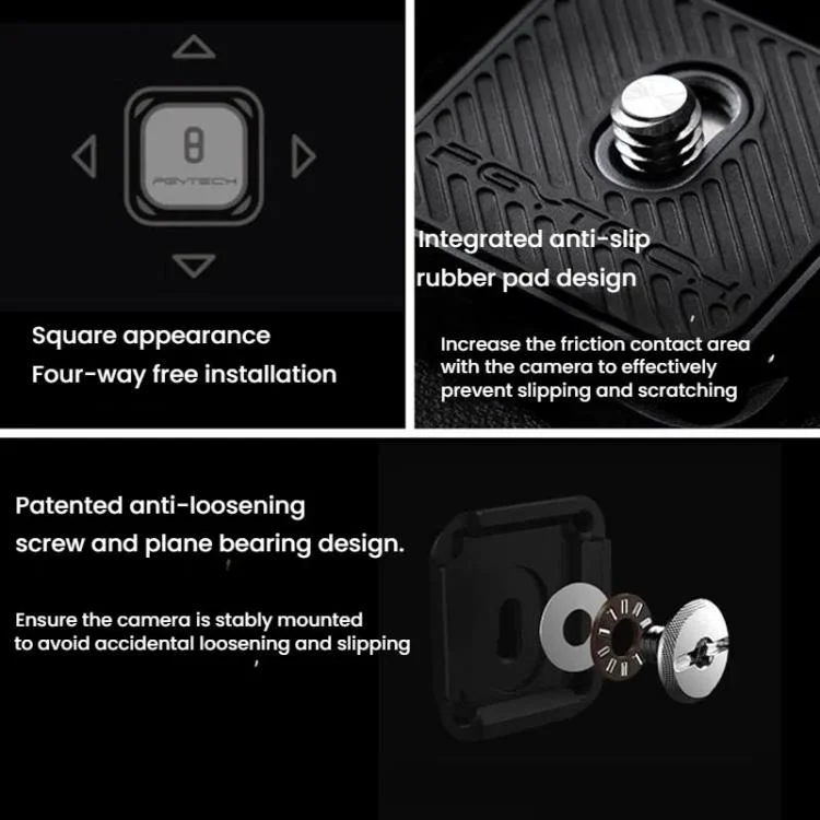 TBD06058759_B8.webp PGYTECH Camera Arca Quick Release Mount V2 Interface Tripod Accessory - Image 9