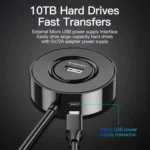 Mindpure US018 Computer Expansion USB2.0 4 Ports HUB - Image 3