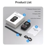 TELESIN T13 60m Sports Camera Wireless Bluetooth Remote Control For GoPro HERO13 Black /12 Black /11 Black /10 Black /9 Black /8 Black /Max - Image 12