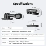 aMagisn Mini Quick Release Mount for Sports Cameras - Image 12