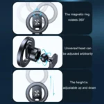 For Tesla Model 3 / Y Floating Screen Car Phone Holder Automotive Navigation Magnetic Mount - Image 8