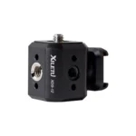 XILETU Tripod Screw Hole Adapter with Cold Shoe 3/8 inch 1/4 inch Thread Holes ARRI Positioning Hole