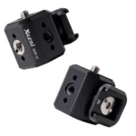 XILETU Tripod Screw Hole Adapter with Cold Shoe 3/8 inch 1/4 inch Thread Holes ARRI Positioning Hole - Image 2