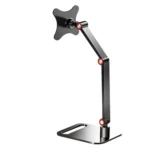 Portable Vesa Monitor Stand Height Adjustable Swivel Desk Mount For 17-Inch Screens