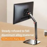 Portable Vesa Monitor Stand Height Adjustable Swivel Desk Mount For 17-Inch Screens - Image 2