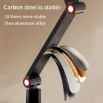 Portable Vesa Monitor Stand Height Adjustable Swivel Desk Mount For 17-Inch Screens - Image 5