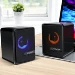 T-WOLF S3 USB/3.5mm Desktop Speakers For Phone / PC / Laptop Dual Diaphragm Subwoofer Sound System - Image 2