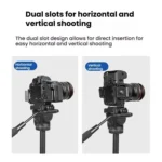 YUNTENG Vertical & Horizontal Quick Release Plate for VCT-691/VCT-6006/VCT-288/VCT-930 - Image 4