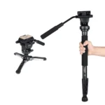YUNTENG VCT-588 Camera Monopod 65-166cm Aluminum Alloy DSLR Tripod Stand With Hydraulic Ball Head