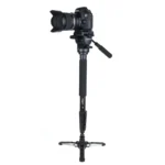 YUNTENG VCT-588 Camera Monopod 65-166cm Aluminum Alloy DSLR Tripod Stand With Hydraulic Ball Head - Image 2