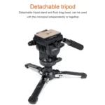 YUNTENG VCT-588 Camera Monopod 65-166cm Aluminum Alloy DSLR Tripod Stand With Hydraulic Ball Head - Image 3