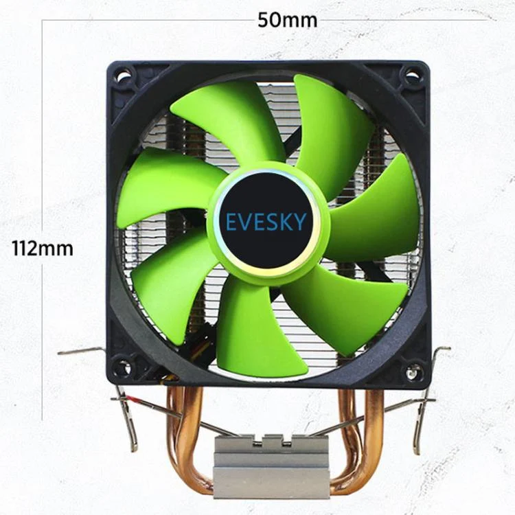 TBD06059075_6.webp EVESKY CPU Cooler PC Radiator 1850-2200 RPM Quiet Fan For Intel LGA775/115x/1366 & AMD AM2/AM3 Sockets - Image 7
